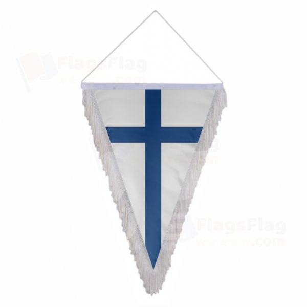 Finland Triangle Fringed Streamers