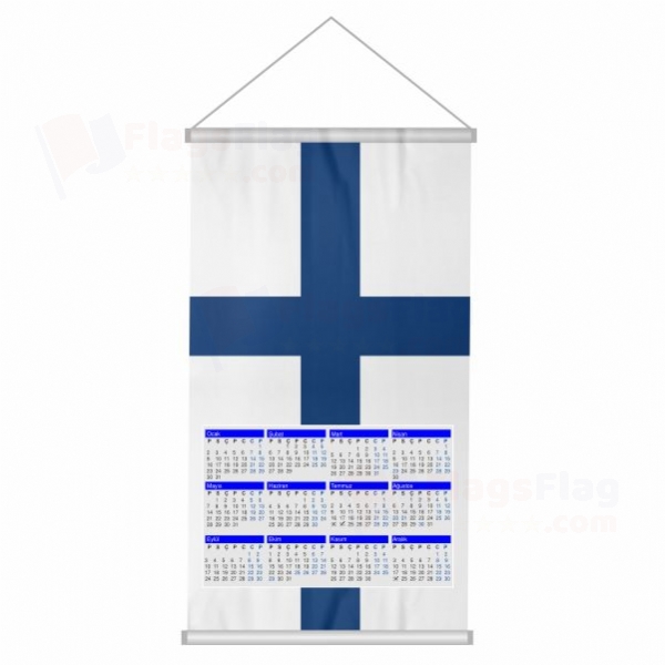 Finland Woven Fabric Digital Printing Calendar