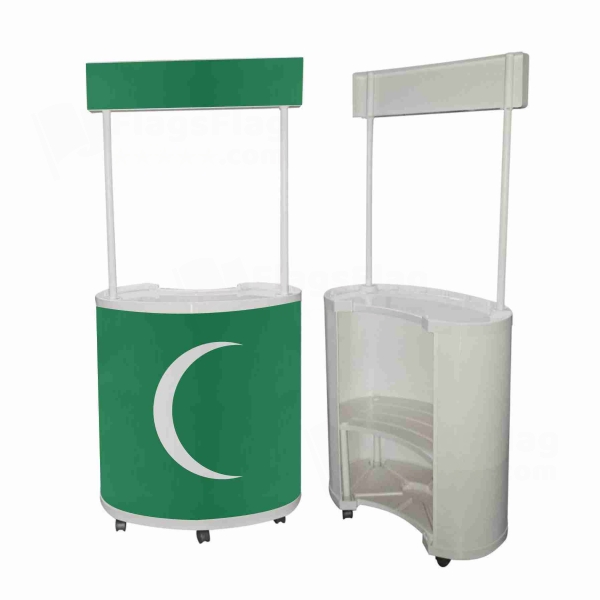 First and Second Saudi State Round Display Stand