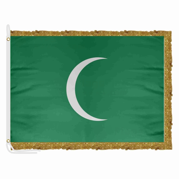 First and Second Saudi State Satin Office Flag