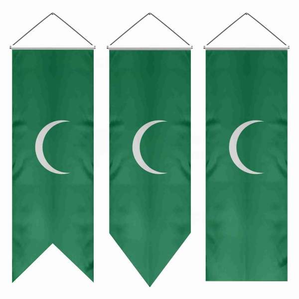 First and Second Saudi State Swallowtail Flags