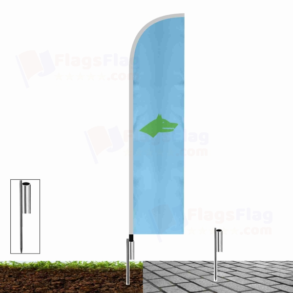 First Turkic Empire Beach Flags First Turkic Empire Sailing Flags