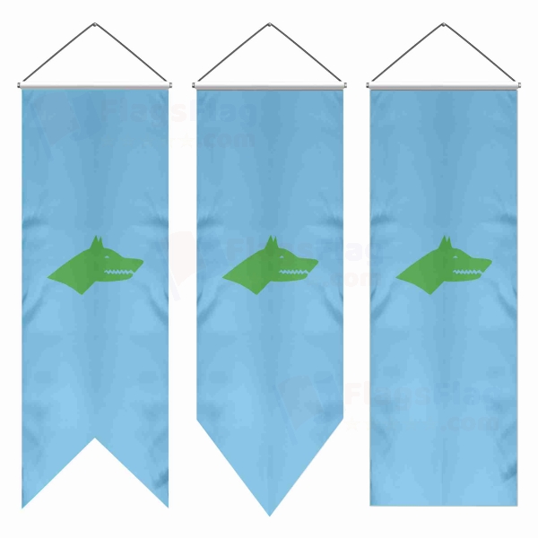 First Turkic Empire Swallowtail Flags