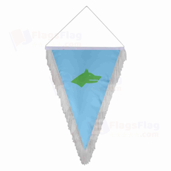 First Turkic Empire Triangle Fringed Streamers