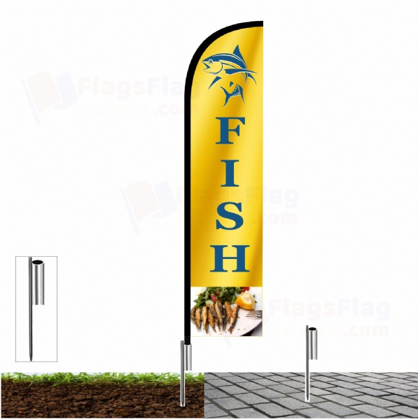 Fish Beach Flag