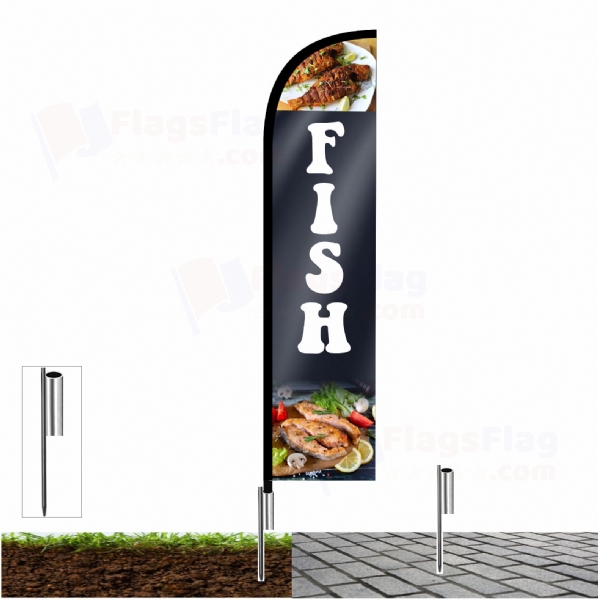 Fish Custom Design Flag Fish Customised Flags