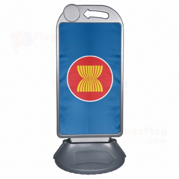 Flag of Asean Large Plastic Parking Barge
