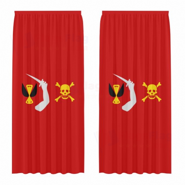 Flag of Christopher Moody Digital Printed Curtains