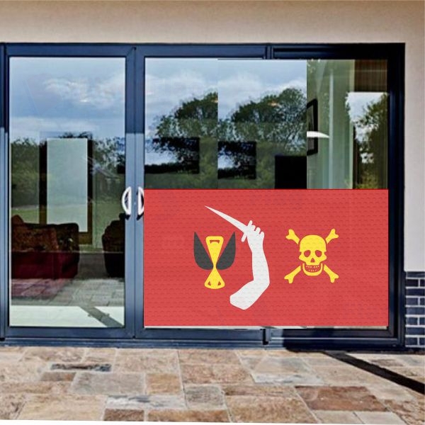 Flag of Christopher Moody Glass Film Flag of Christopher Moody One Way Vision Printing