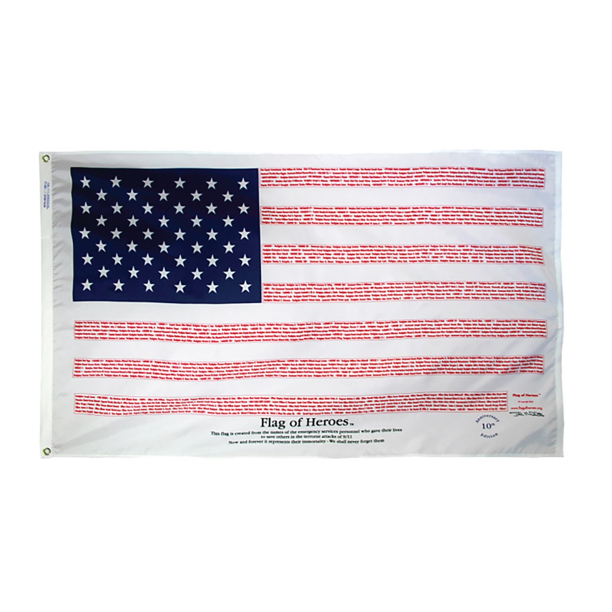 Flag of Heroes 3ft x 5ft Poly Cotton