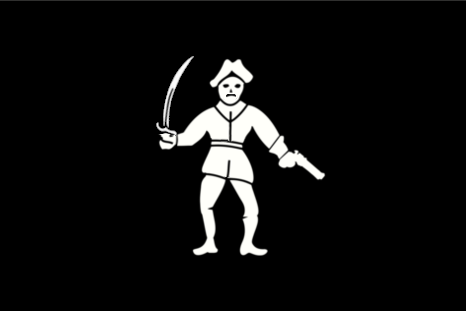 Flag (Jolly Roger) of pirate Philip Lyne