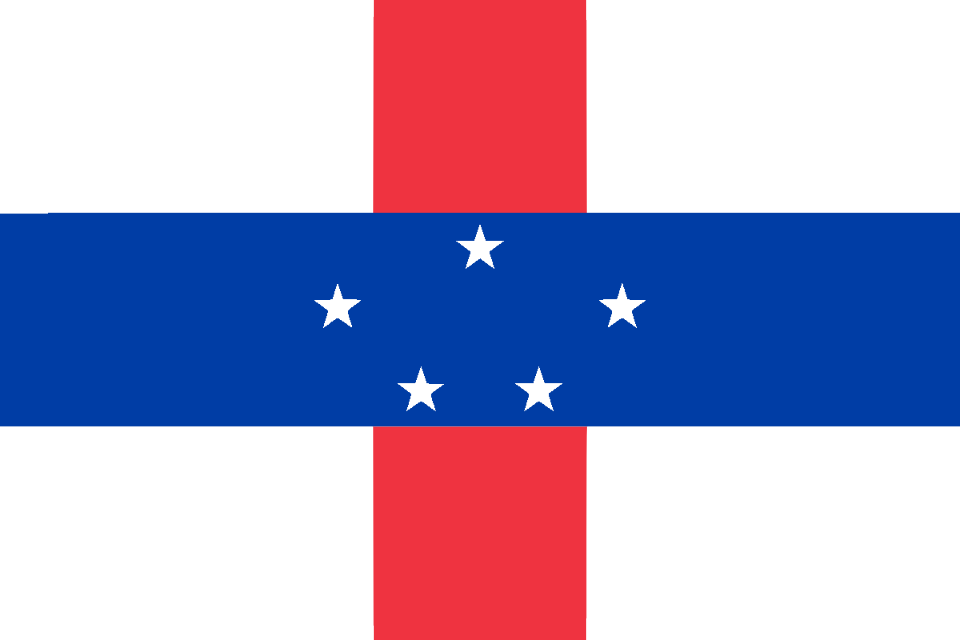 Flag of the Netherlands Antilles (1986-2010, 2008 Summer Olympics)