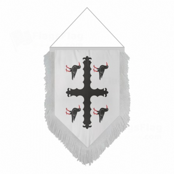 Flintshire Pentagonal Flags