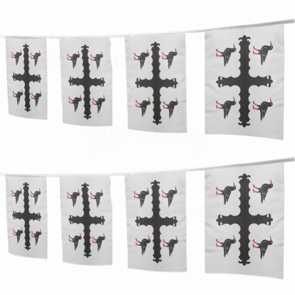 Flintshire Square String Flags