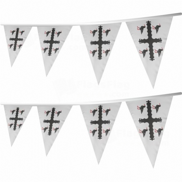 Flintshire Stringed Triangle Flag