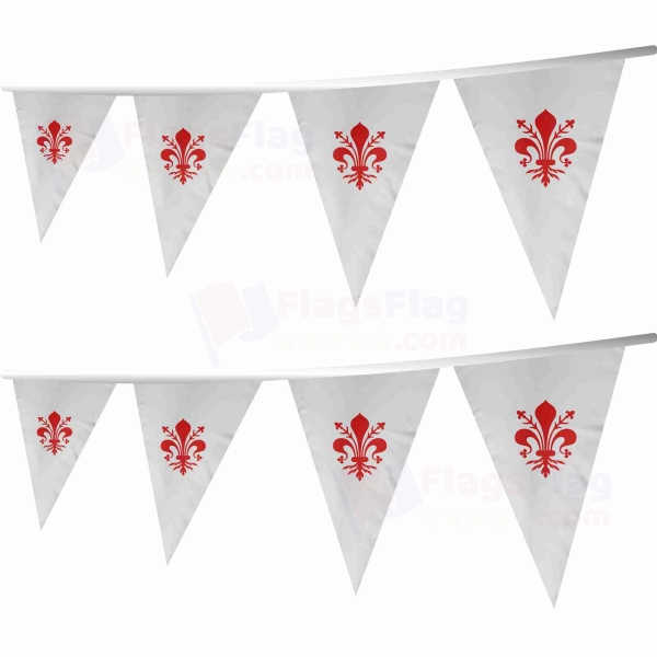 Florence Stringed Triangle Flag