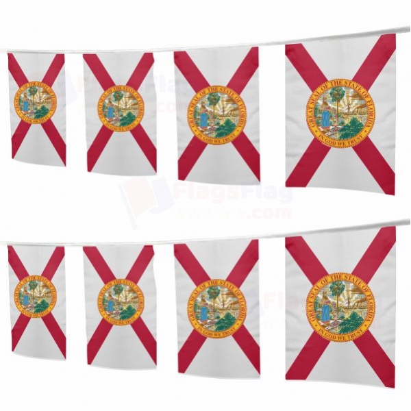 Florida Square String Flags