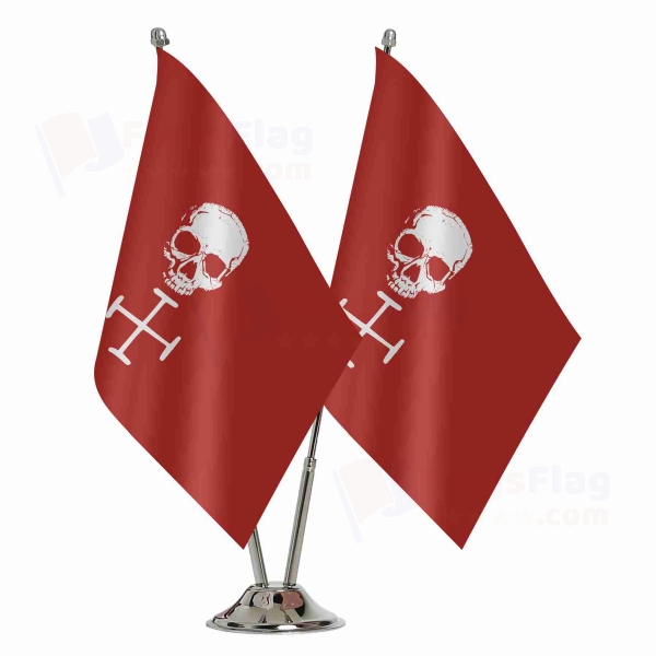 Florida Straits Pirates 2 Table Flags