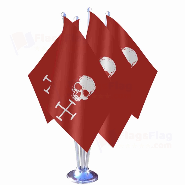 Florida Straits Pirates Quadruple Table Flag