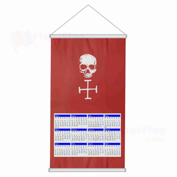 Florida Straits Pirates Woven Fabric Digital Printing Calendar