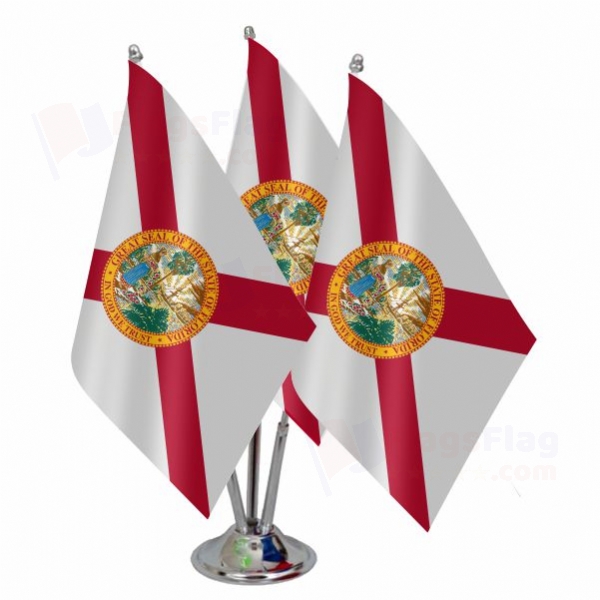 Florida Triple Table Flag
