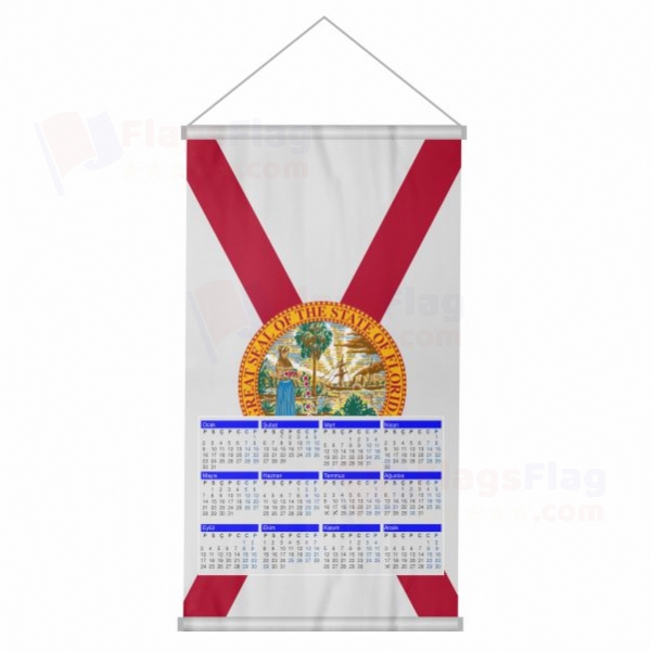 Florida Woven Fabric Digital Printing Calendar