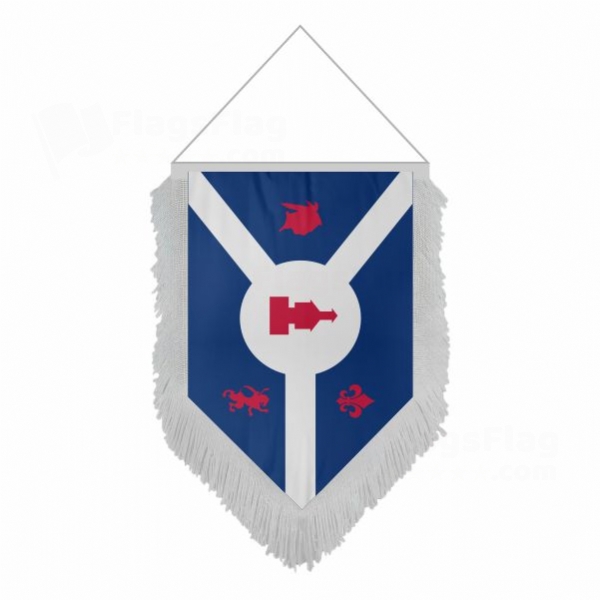 Fort Wayne Indiana Pentagonal Flags
