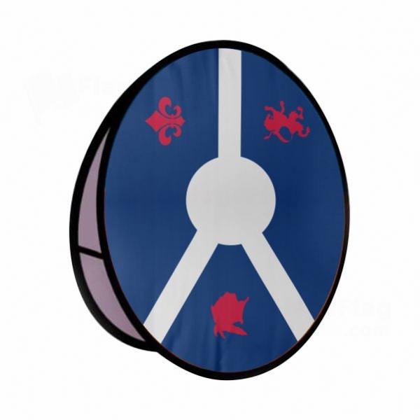 Fort Wayne Indiana Round Cloth Banner Display Stands