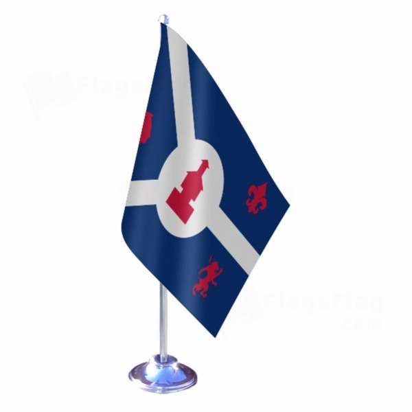Fort Wayne Indiana Single Table Flag