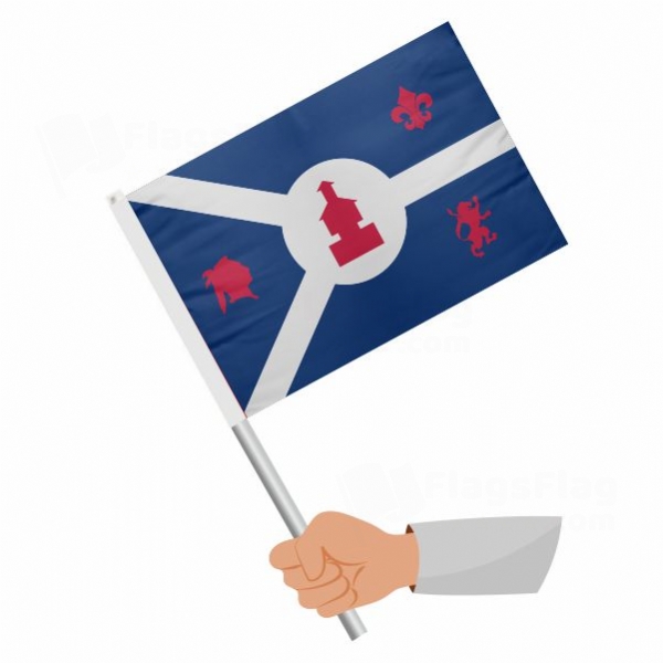 Fort Wayne Indiana Stick Flag