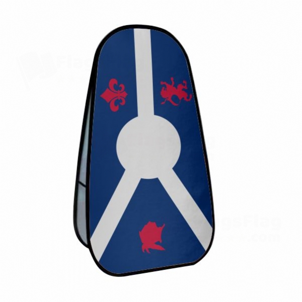 Fort Wayne Indiana Vertical Cloth Banner Display Stands