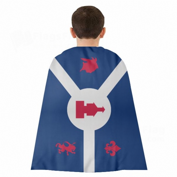 Fort Wayne Indiana Woven Fabric Cloak Digital Printing