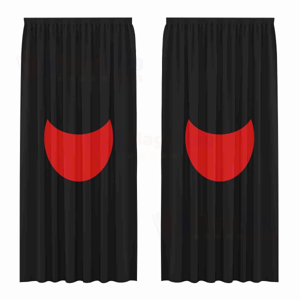 Fragmentary Lunar Dynasty Digital Printed Curtains