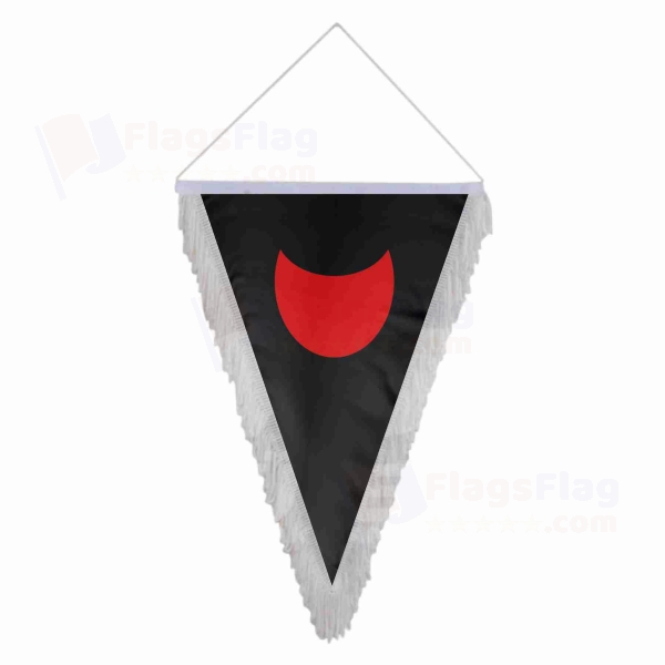 Fragmentary Lunar Dynasty Triangle Fringed Streamers