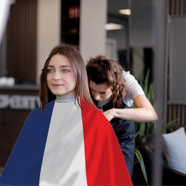France Barber Apron