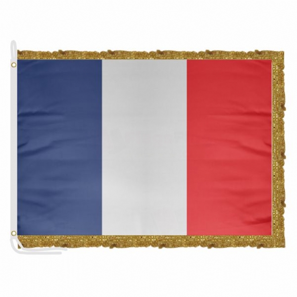 France Satin Office Flag