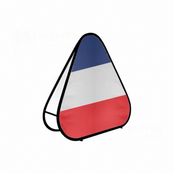 France Triangle Fabric Banner Display Stands