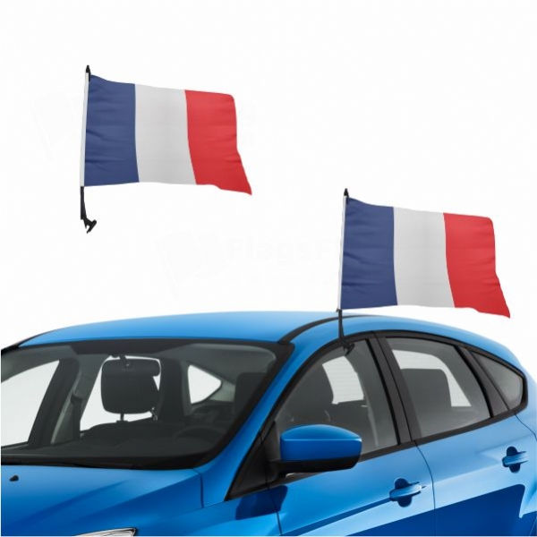 France Vehicle Convoy Flag