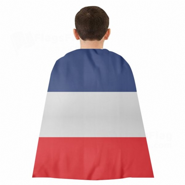 France Woven Fabric Cloak Digital Printing