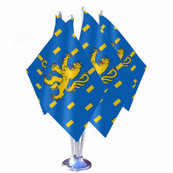 Franche Quadruple Table Flag