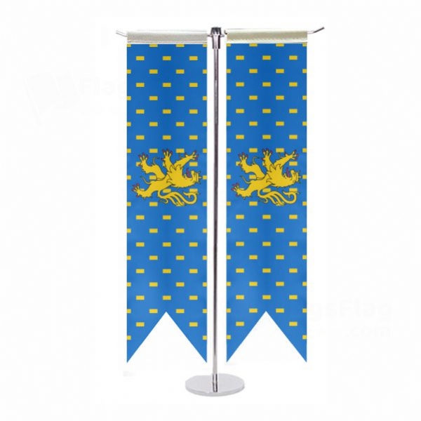 Franche T Table Flags
