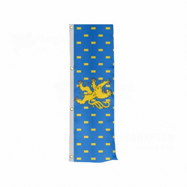 Franche Vertically Raised Flags
