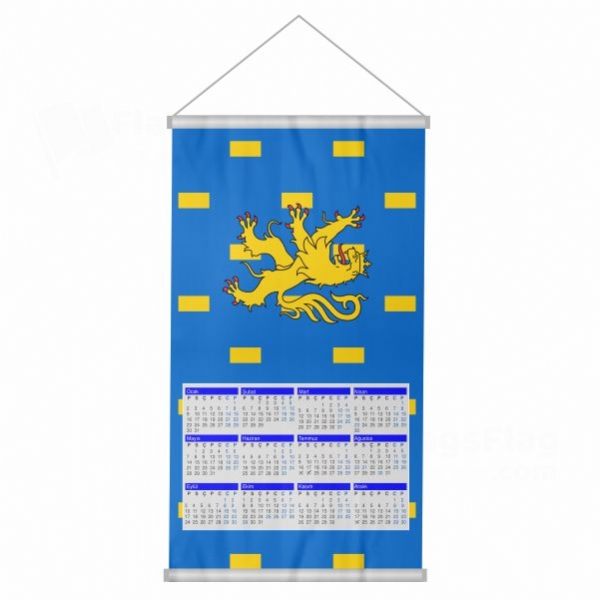 Franche Woven Fabric Digital Printing Calendar