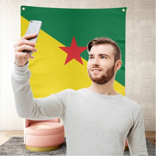 Frans�z Guyanas Background Selfie Shooting Landscapes