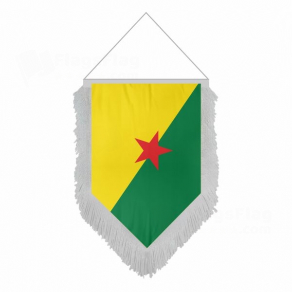 Frans�z Guyanas Pentagonal Flags