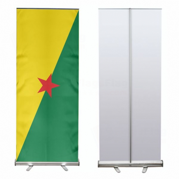 Frans�z Guyanas Roll Up Banner