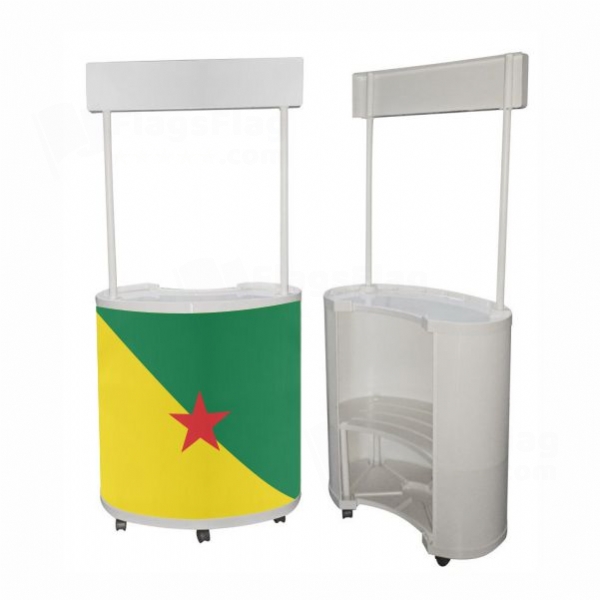 Frans�z Guyanas Round Display Stand