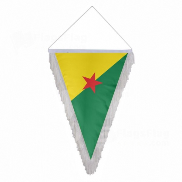 Frans�z Guyanas Triangle Fringed Streamers