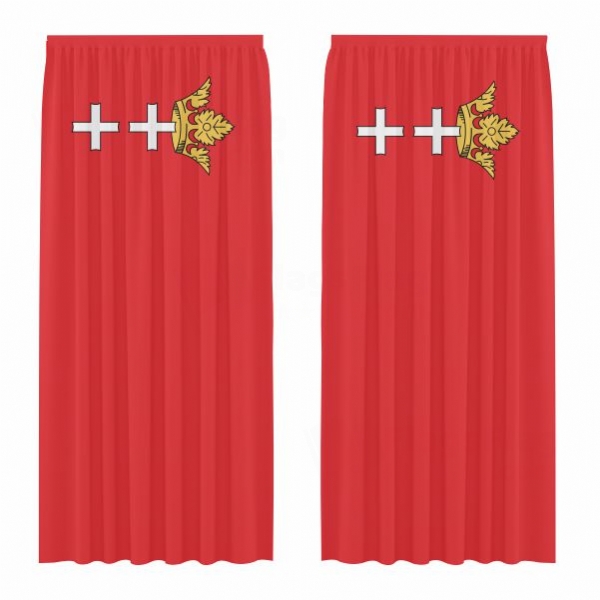 Free City Of Danzig Digital Printed Curtains