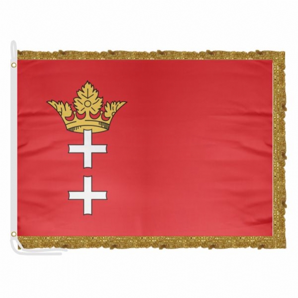 Free City Of Danzig Satin Office Flag